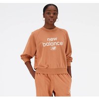 NEW BALANCE Damen Kapuzensweat NB Essentials Graphic Crew Fleece Sweatshirt von New Balance