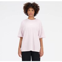 NEW BALANCE Damen Shirt Essentials Graphic Cotton Jersey Oversized T-Shirt von New Balance