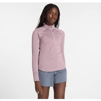 NEW BALANCE Damen T-Shirt Athletics Heat Grid Half Zip von New Balance