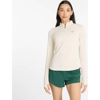 NEW BALANCE Damen T-Shirt Athletics Heat Grid Half Zip NEW BALANCE Damen T-Shirt Athletics Heat Grid Half Zip von New Balance