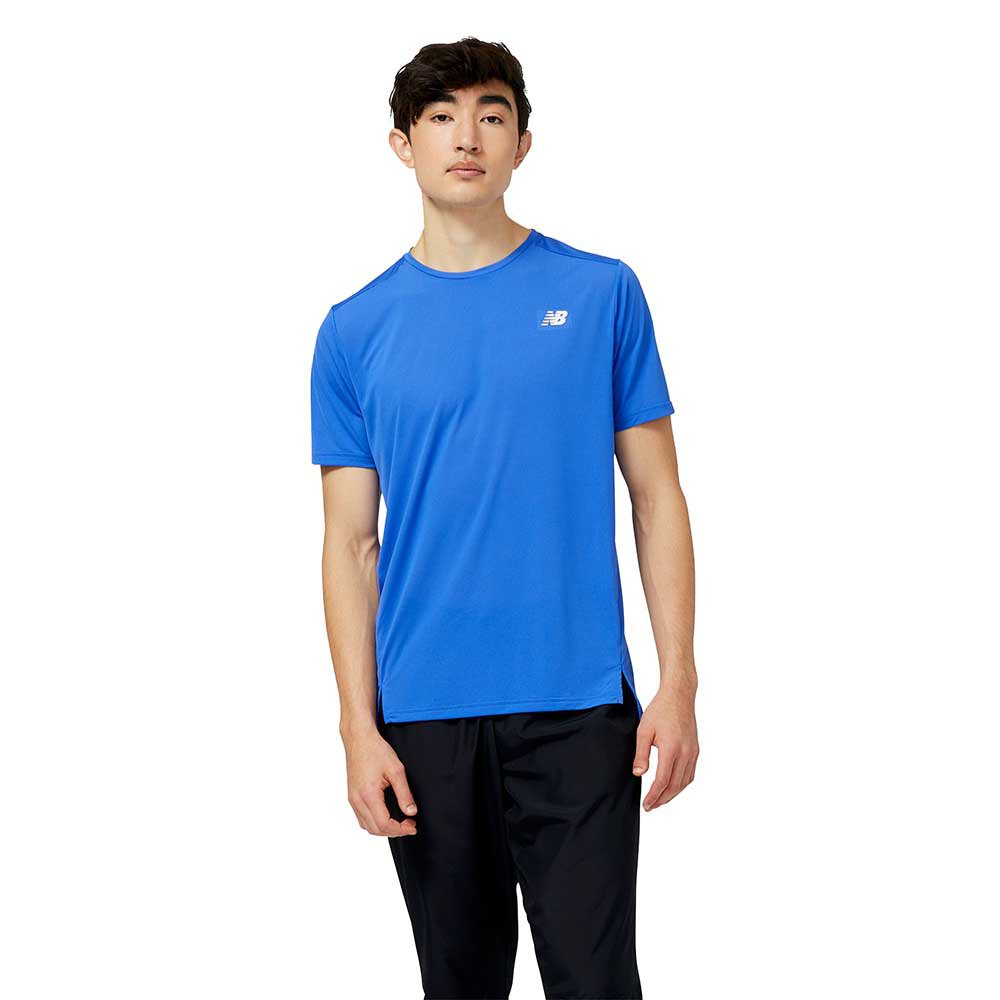 New Balance Accelerate Short Sleeve T-shirt Blau L Mann von New Balance