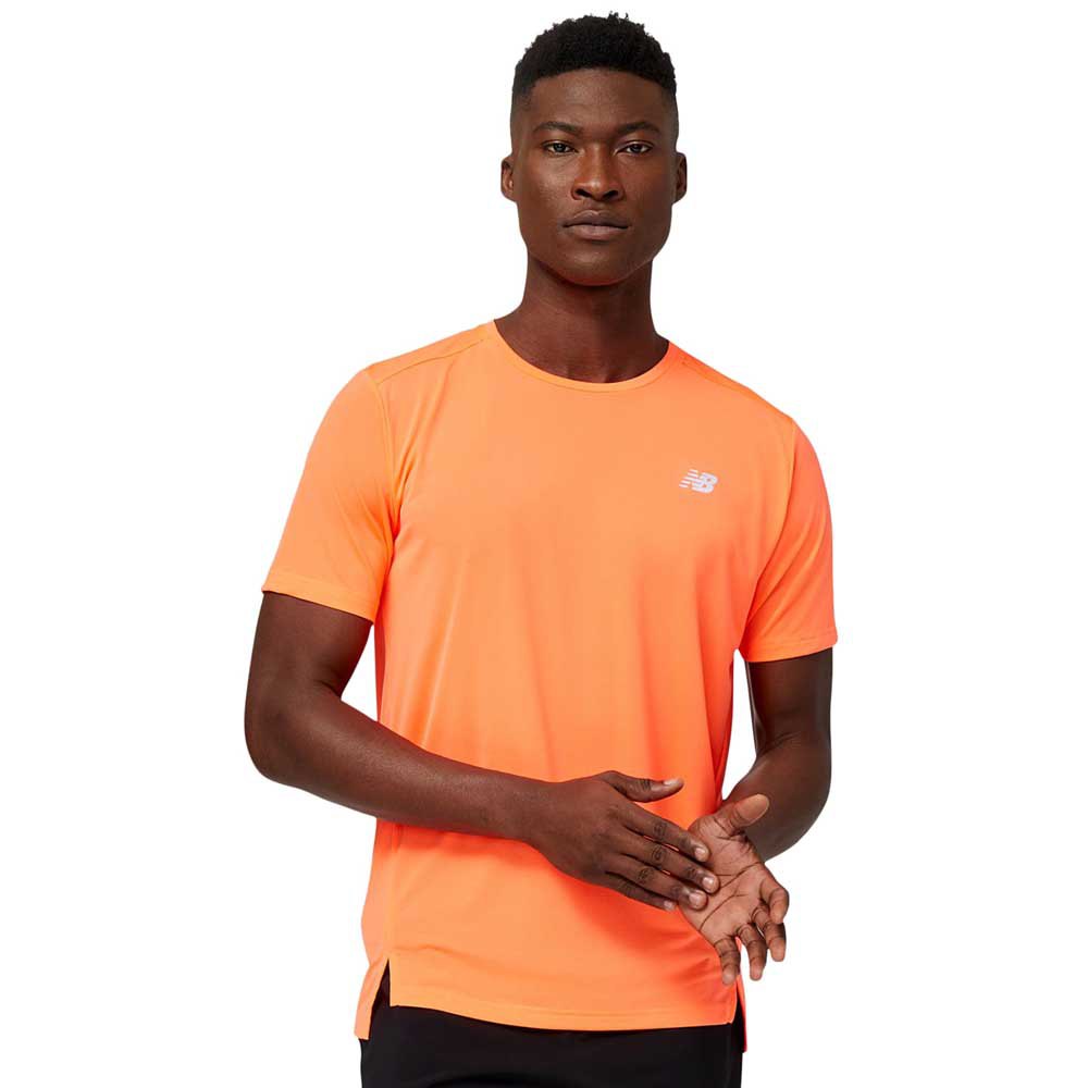 New Balance Accelerate Short Sleeve T-shirt Orange M Mann von New Balance