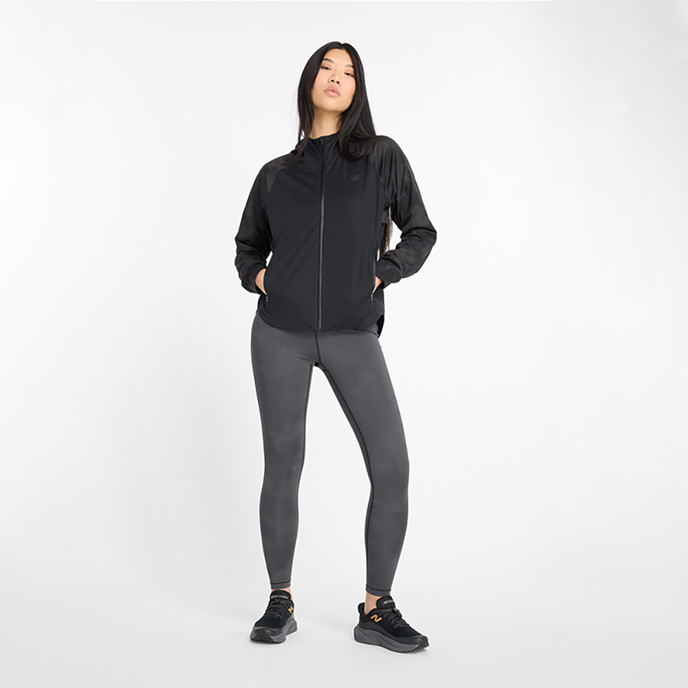 New Balance Athletics Reflective Heat 27´´ High Waist Leggings Grau M Frau von New Balance