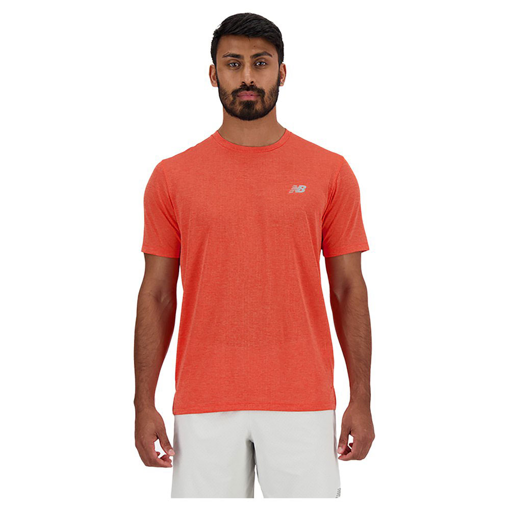 New Balance Athletics Short Sleeve T-shirt Orange S Mann von New Balance