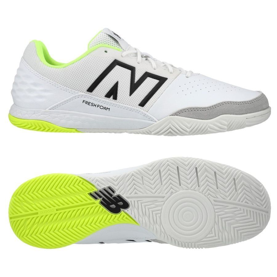 New Balance Audazo V6 Command IN - Weiß/Neon von New Balance