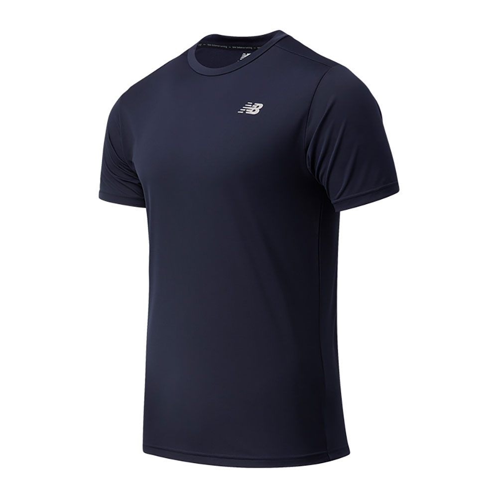 New Balance Core Short Sleeve T-shirt Blau S Mann von New Balance