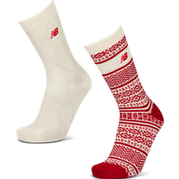 New Balance Crew 2 Pack Unisex Socken - Weiß - Größe: 39-42 - Baumwolle - Foot Locker von New Balance