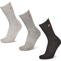 New Balance Crew 3 Pack Unisex Socken - Grau - Größe: 39-42 - Baumwolle - Foot Locker von New Balance