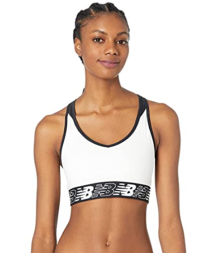 New Balance Damen Nb Pace Bra 3.0 BH, Weiß, XL EU von New Balance