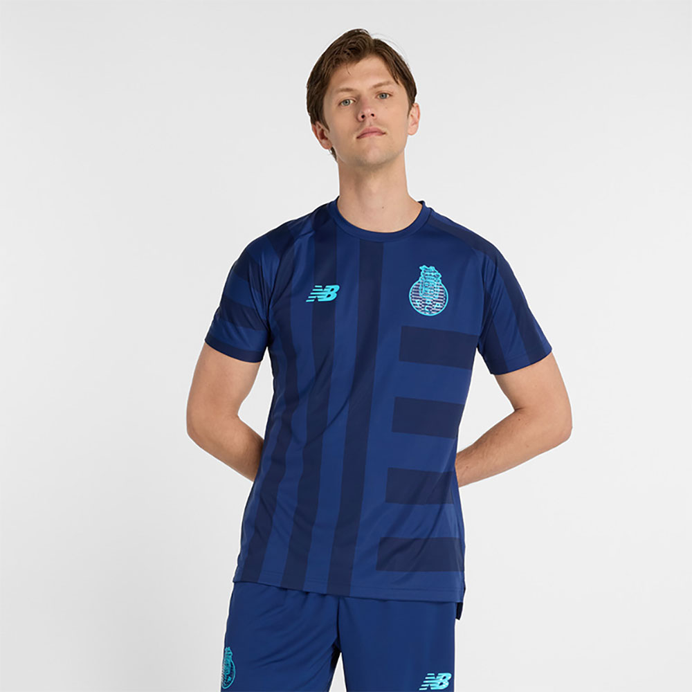 New Balance Fc Porto 24/25 Pre Match Short Sleeve T-shirt Blau S von New Balance