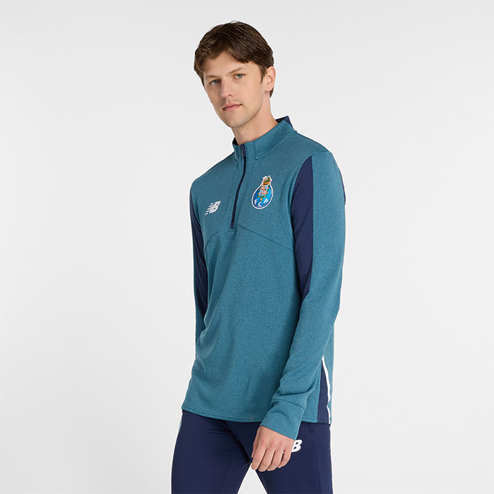 New Balance Fc Porto Midlayer Full Zip Sweatshirt Blau S von New Balance