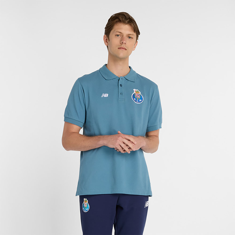 New Balance Fc Porto Short Sleeve Polo Blau 2XL von New Balance