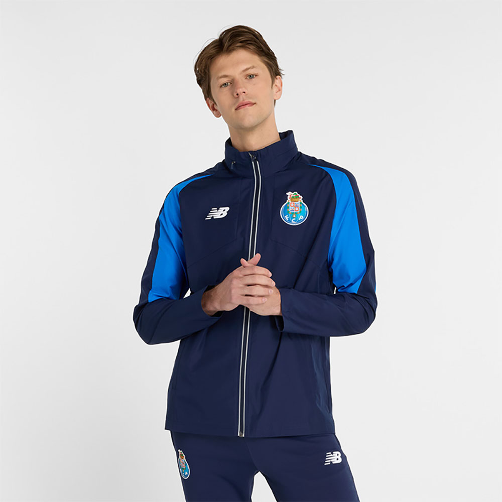 New Balance Fc Porto Jacket Blau L von New Balance