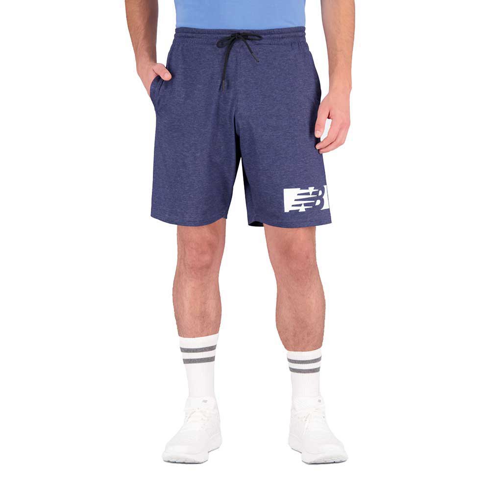 New Balance Heathertech Knit Shorts Blau M Mann New Balance Heathertech Knit Shorts Blau M Mann von New Balance