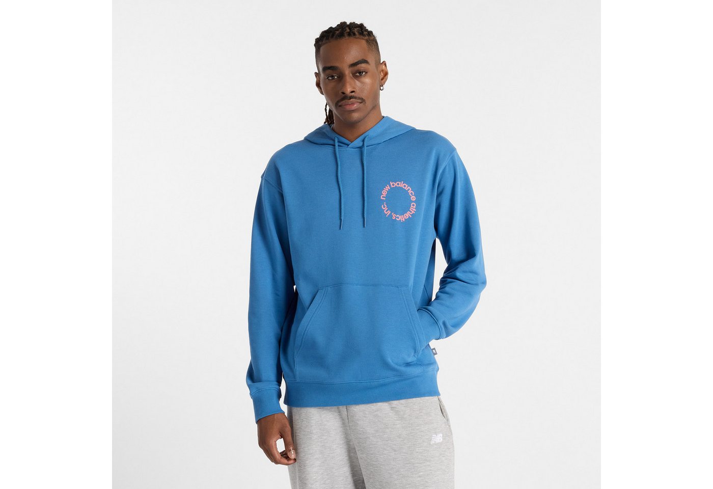 New Balance Kapuzensweatshirt Circularogo Hoodie TIMBERWOLF New Balance Kapuzensweatshirt Circularogo Hoodie TIMBERWOLF von New Balance