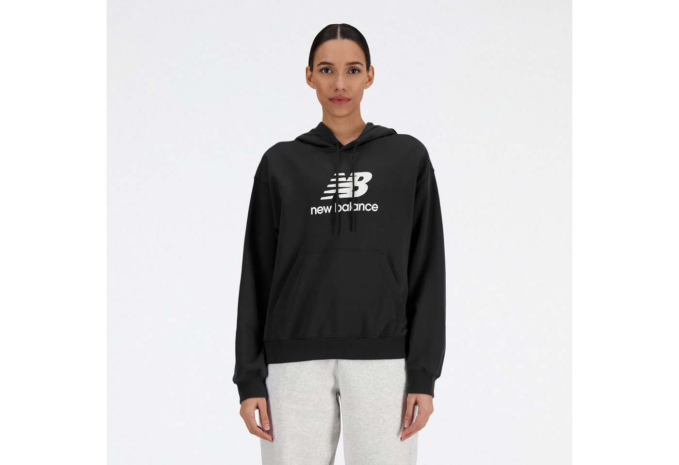New Balance Kapuzensweatshirt Sport Essentials Fleece Logo Hoodie mit Kordelzug New Balance Kapuzensweatshirt Sport Essentials Fleece Logo Hoodie mit Kordelzug von New Balance