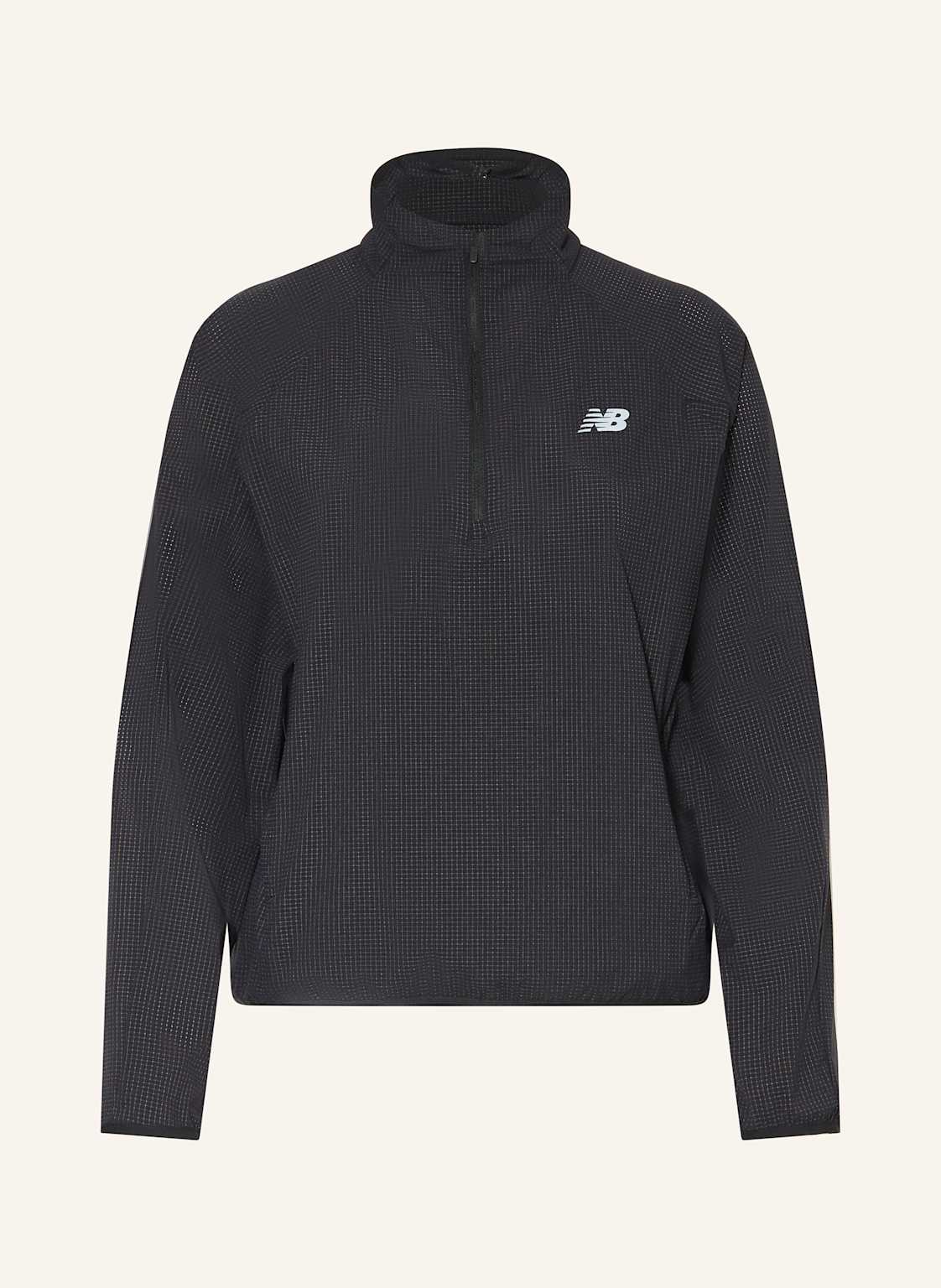 New Balance Laufshirt Ultra Light Half Zip schwarz New Balance Laufshirt Ultra Light Half Zip schwarz von New Balance