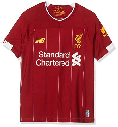 New Balance Offizielles Heimtrikot Liverpool FC, für Kinder, Saison 2019/20, Junior-Kurzarmshirt, Rot, 134 New Balance Offizielles Heimtrikot Liverpool FC, für Kinder, Saison 2019/20, Junior-Kurzarmshirt, Rot, 134 von New Balance