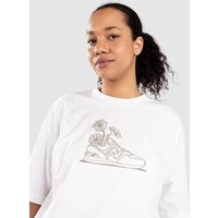 New Balance Oversized Flower T-Shirt white New Balance Oversized Flower T-Shirt white von New Balance