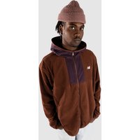 New Balance Polar Fleece Hooded Sweatjacke rich oak von New Balance