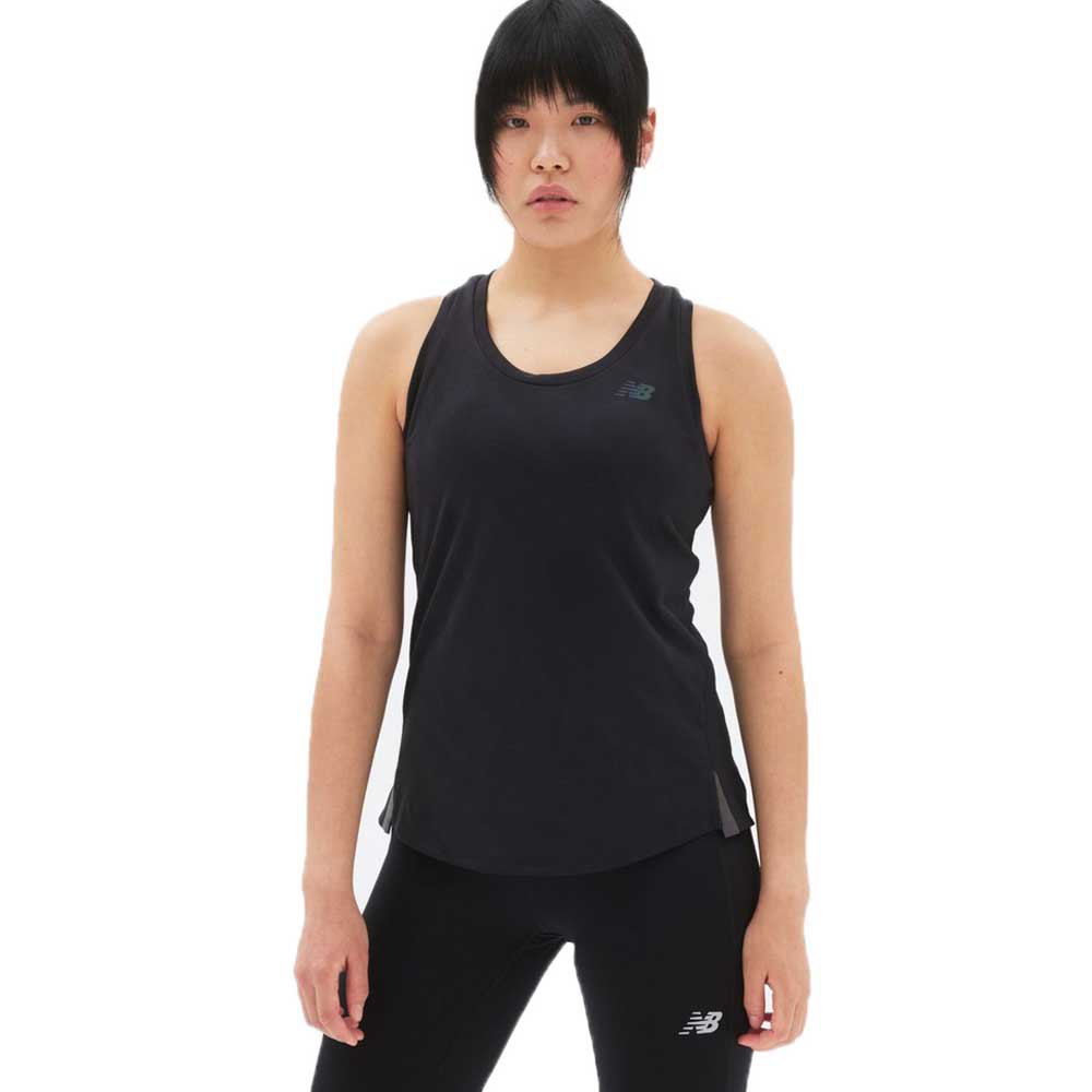 New Balance Q Speed Jacquard Sleeveless T-shirt Schwarz XS Frau New Balance Q Speed Jacquard Sleeveless T-shirt Schwarz XS Frau von New Balance