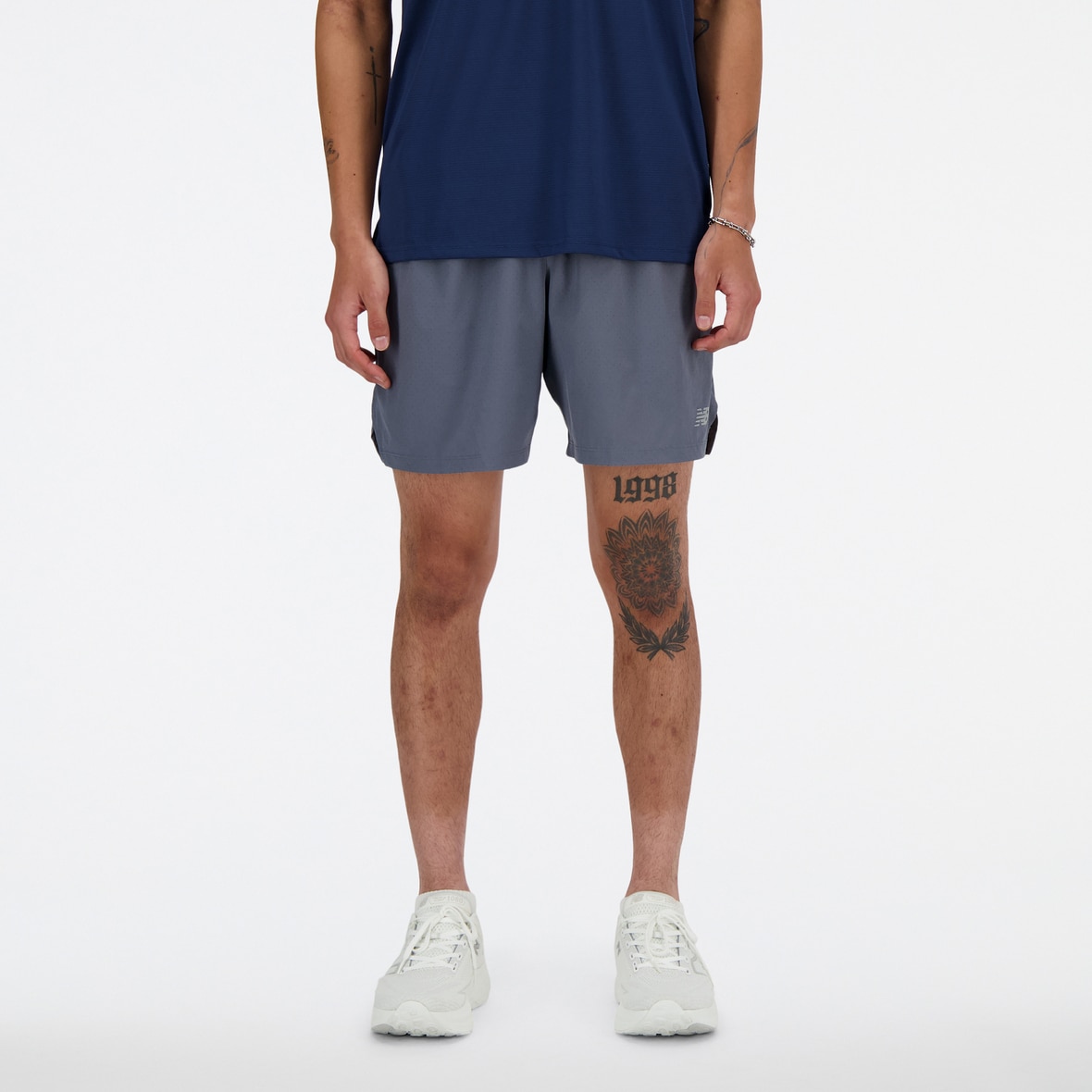 New Balance RC Seamless Short 7 Herren (Anthrazit L) Laufbekleidung von New Balance