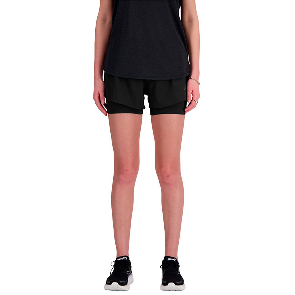 New Balance Rc Seamless 3´´ 2 In 1 Shorts Schwarz S Frau New Balance Rc Seamless 3´´ 2 In 1 Shorts Schwarz S Frau von New Balance
