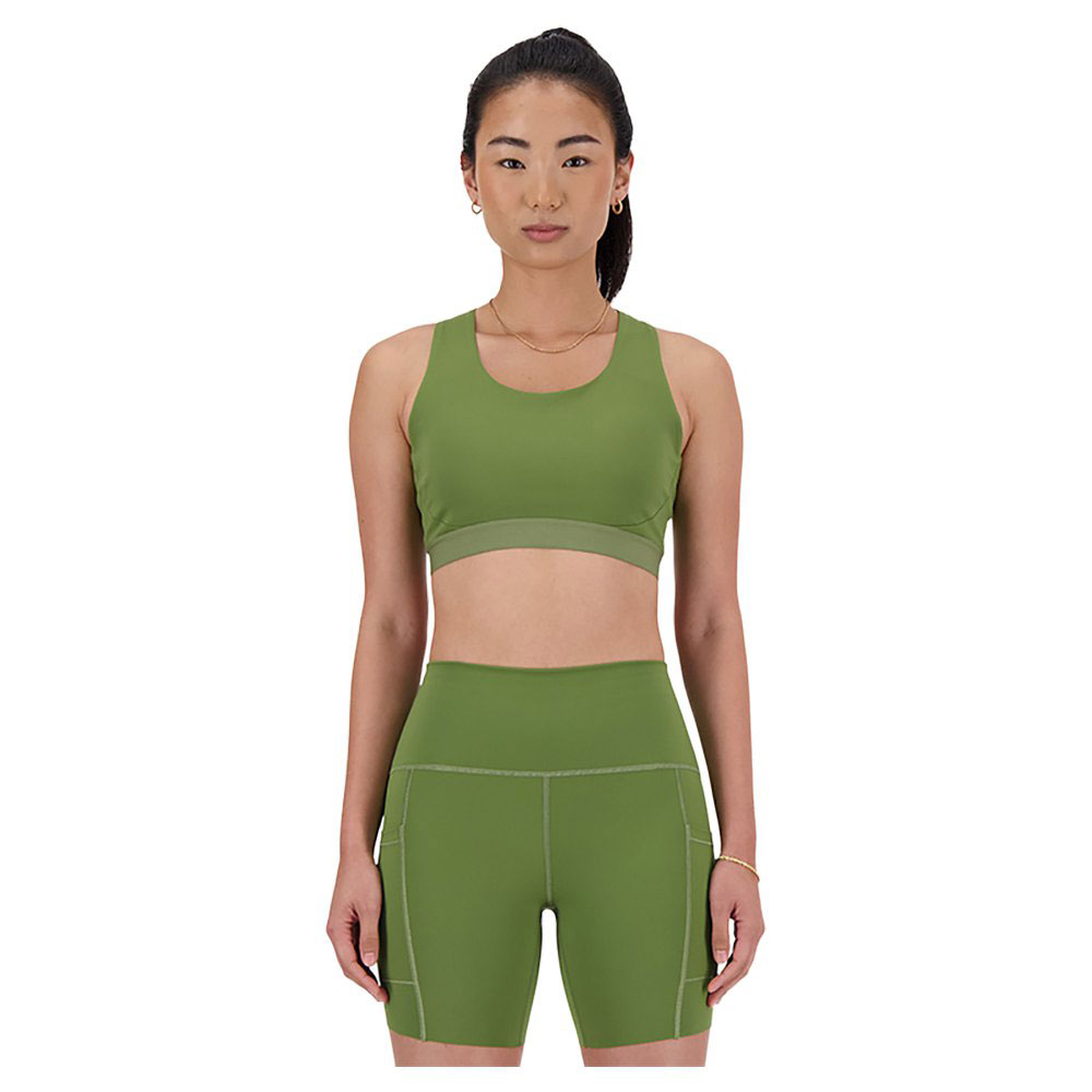 New Balance Sleek Medium Support Pocket Medium Impact Sports Bra Grün L Frau New Balance Sleek Medium Support Pocket Medium Impact Sports Bra Grün L Frau von New Balance