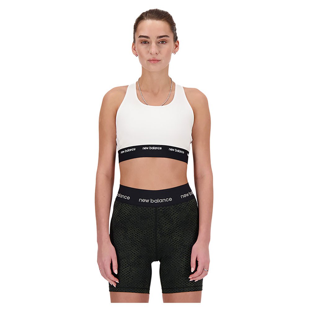 New Balance Sleek Medium Support Sports Bra Schwarz XS Frau New Balance Sleek Medium Support Sports Bra Schwarz XS Frau von New Balance