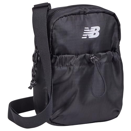 New Balance Uni Essentials Sling Bag, Everyday Crossbody, Schwarz , Einheitsgröße von New Balance