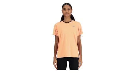 kurzarm trikot new balance sport essentials koralle damen von New Balance