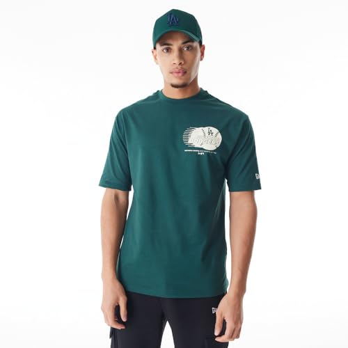 Baseball T-Shirt Oversized Los Angeles Dodgers Dark Green Off Whitete Baseball T-Shirt Oversized Los Angeles Dodgers Dark Green Off Whitete von New Era