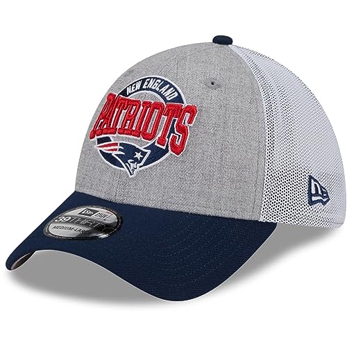 New Era 39Thirty Stretch Mesh Cap - New England Patriots - M von New Era