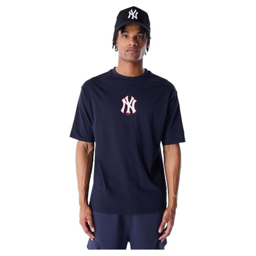 MLB World Series Oversized T-Shirt New York Yankees Navy Whitete MLB World Series Oversized T-Shirt New York Yankees Navy Whitete von New Era