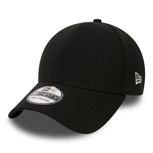 New Era 39Thirty Stretch-Fit Cap - NE Flag schwarz - L/XL von New Era