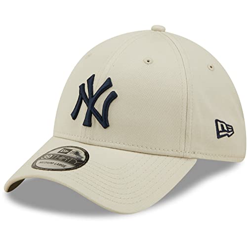New Era 39Thirty Stretch Cap - New York Yankees Stone - L/XL von New Era