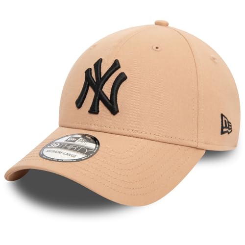 New Era 39Thirty Stretch Cap - New York Yankees Taupe - S/M von New Era