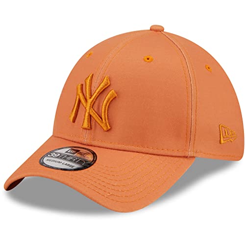 New Era 39Thirty Stretch Cap - New York Yankees orange - XS/ von New Era