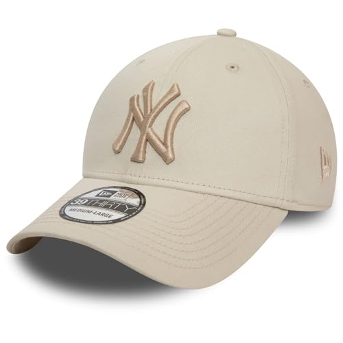 New Era 39Thirty Stretch Cap - New York Yankees Stone - M/L von New Era