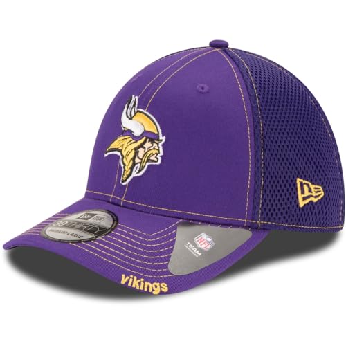 New Era 39Thirty Stretch Mesh Cap - Minnesota Vikings - L/XL von New Era