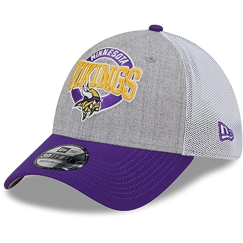 New Era 39Thirty Stretch Mesh Cap - Minnesota Vikings - M/L von New Era