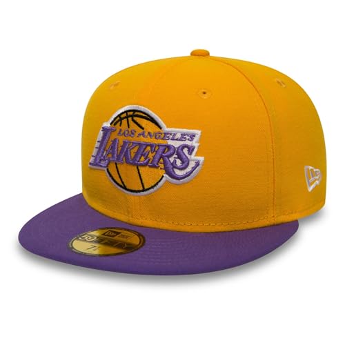 New Era 59FIFTY Cap - NBA LA Lakers gelb/lila - 7 3/8 von New Era