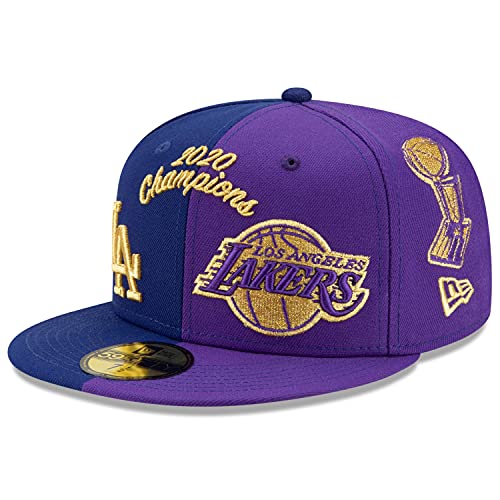 New Era 59Fifty Cap - CHAMPS 2020 LA Lakers & Dodgers 7 3/8 von New Era