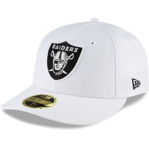 New Era 59Fifty Cap - NFL Las Vegas Raiders weiß - 7 1/4 von New Era