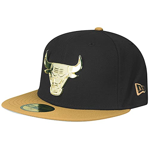 New Era 59Fifty Fitted Cap Metal Badge Chicago Bulls - 7 1/8 von New Era