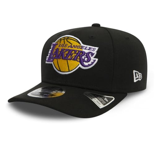 New Era Los Angeles Lakers NBA Classic Black 9Fifty Stretch Snapback Cap - S-M (6 3/8-7 1/4) von New Era