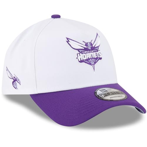 New Era 9Forty A-Frame Snapback Cap - Charlotte Hornets weiß New Era 9Forty A-Frame Snapback Cap - Charlotte Hornets weiß von New Era