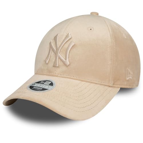 New Era 9Forty Damen Cap - VELOUR New York Yankees beige von New Era