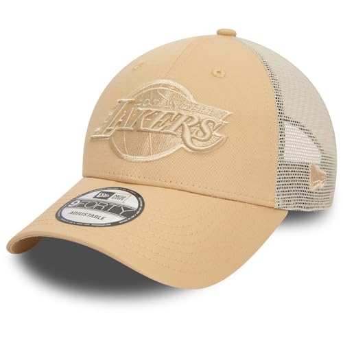 New Era 9Forty Mesh Trucker Cap - NBA Los Angeles Lakers Oat von New Era