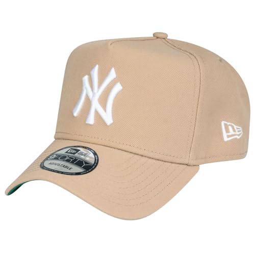 New Era 9Forty Snapback Trucker Cap - New York Yankees camel von New Era